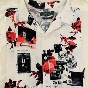 Primark button front